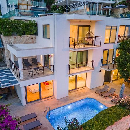 Luxus Villa Skyla Mit 5 Schlafzimmern & Meer-Blick Kas Exterior photo